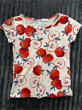 Apples girls blouse shirt t shirt XS s nwot you